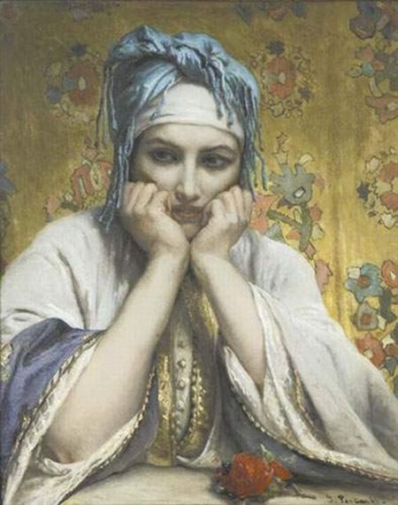 Young Arab woman from Tanger, 1850, Jean-François Portaels