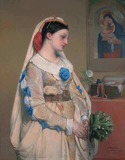 A Sicilian bride, 1861, Jean-François Portaels