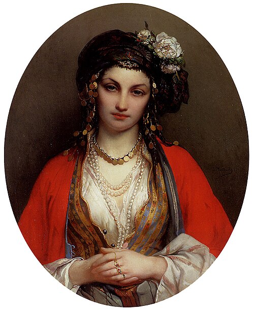 An Oriental Beauty, 1877, Jean-François Portaels