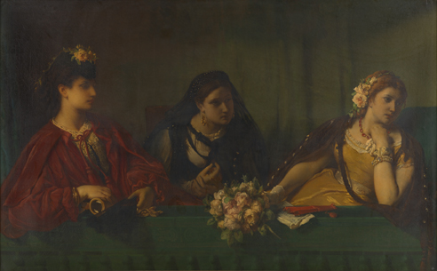 A box at the theater of Pest, 1869, Jean-François Portaels