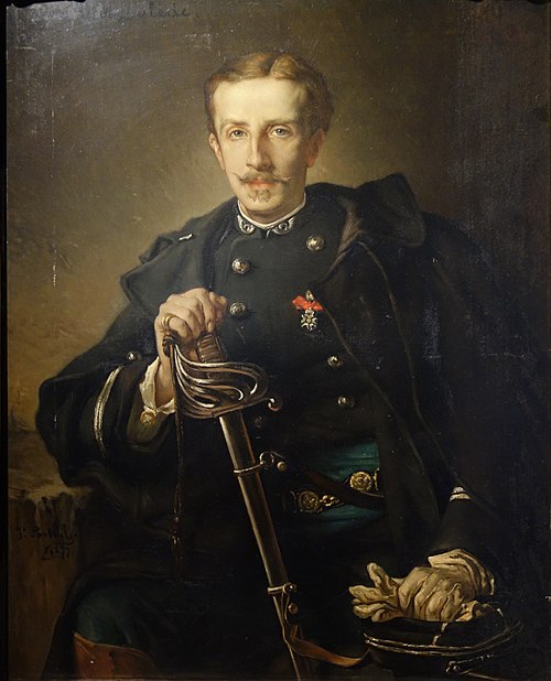 Paul Déroulède (1846-1914) en uniforme de lieutenant des chasseurs à pied, 1877, Jean-François Portaels