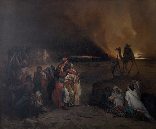 The Simoon, souvenir of Syria, 1847, Jean-François Portaels