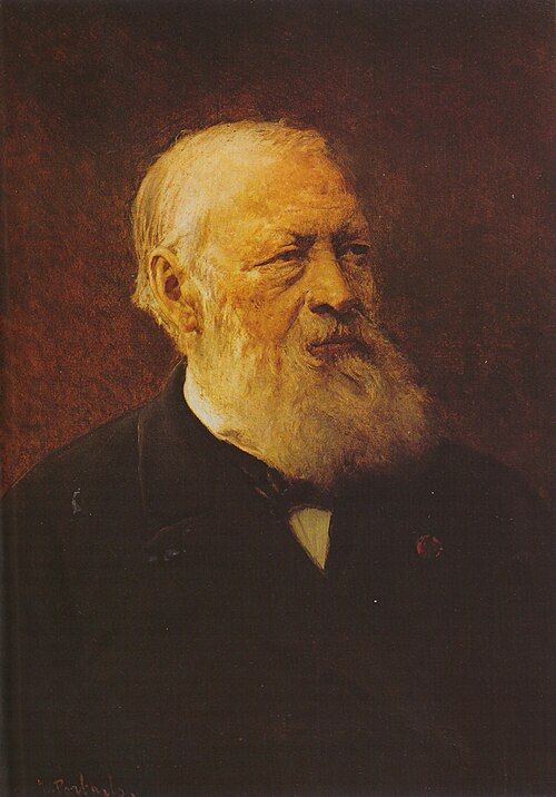 The writer Hendrik Conscience, 1870, Jean-François Portaels