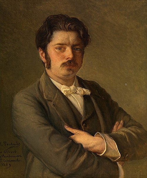 Portrait of Albert De Vleeshouwer, 1889, Jean-François Portaels