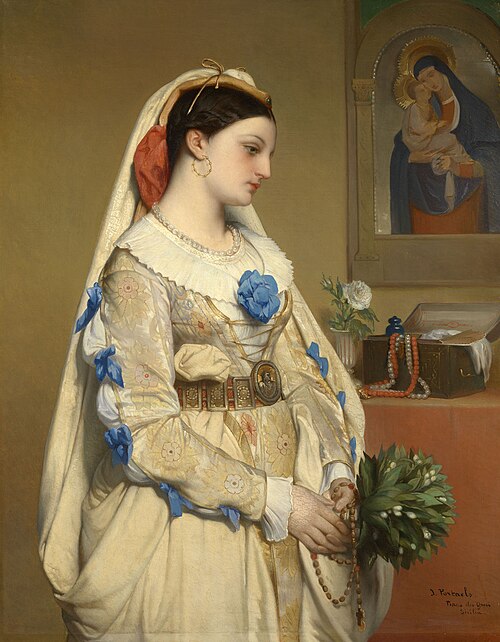 A Sicilian Bride, 1861, Jean-François Portaels