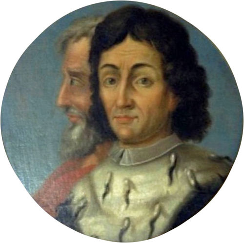 Ptolemy and Copernicus., 1686, Claude Callot