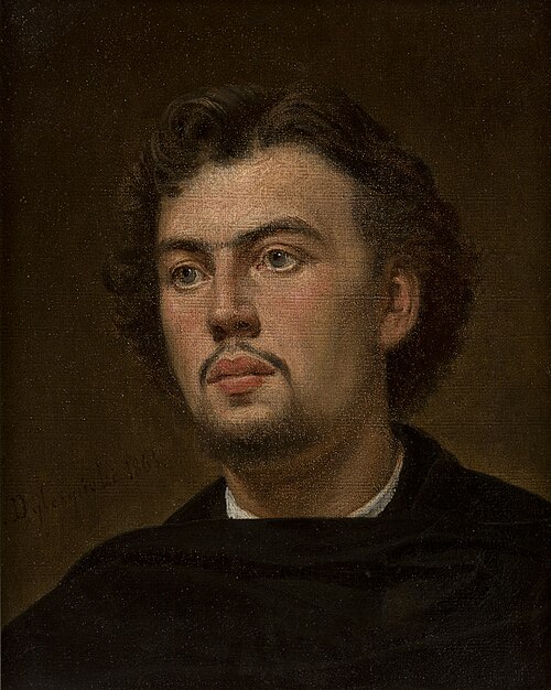 Portrait of Adam Chmielowski, 1865, Cyprian Dylczyński