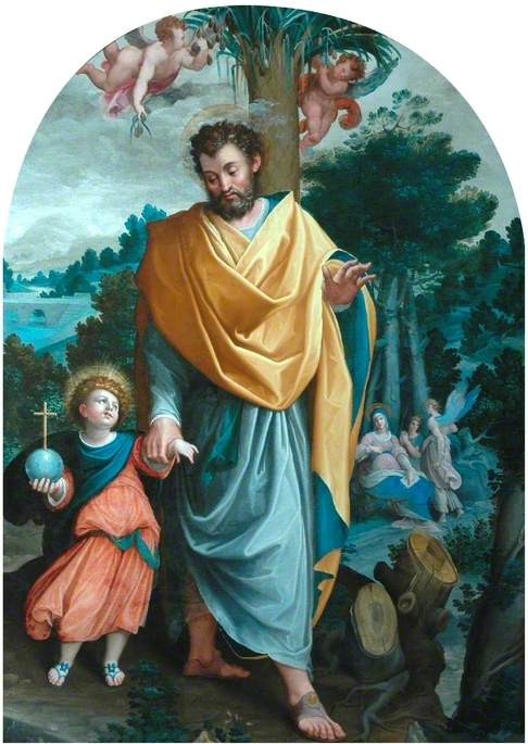 St Joseph Leading the Infant Christ, , Juan Sánchez Cotán