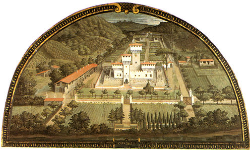 Villa Medicea, Cafaggiolo, 1599, Giusto Utens