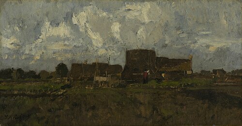 Landscape near Beilen, 1871, László Paál