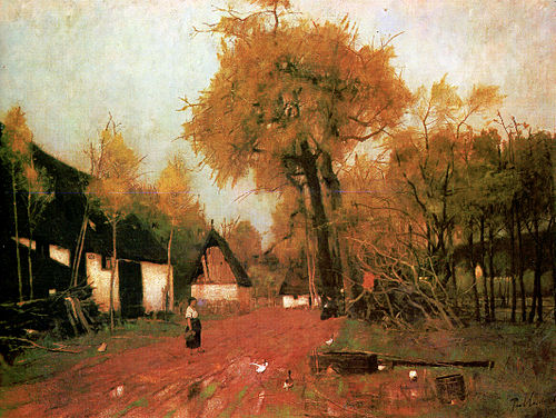 The Road to Berzova, 1871, László Paál