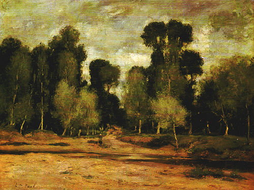 Poplars, 1876, László Paál