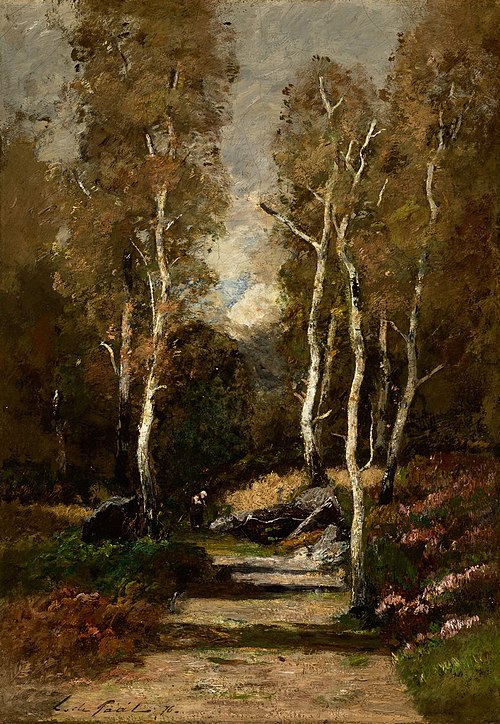 Forest Road, 1876, László Paál