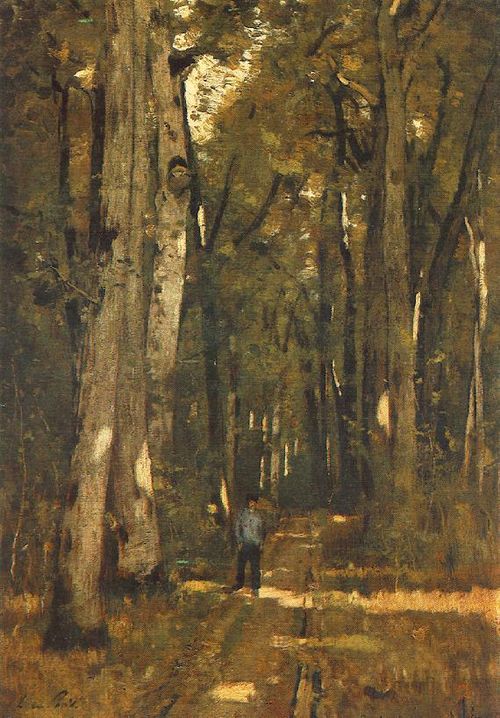 Road in the Fontainebleau Forest, 1876, László Paál
