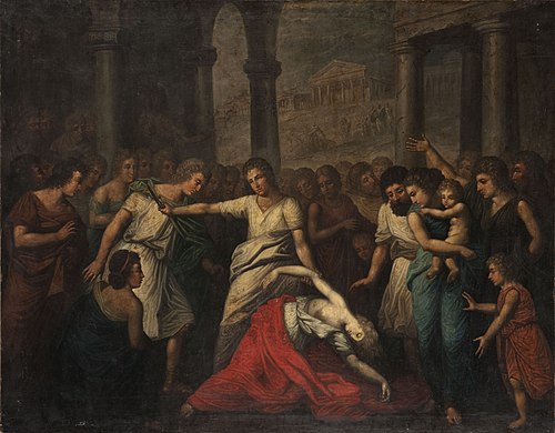 Death of Virginia, 1816, Daniel Kondratowicz