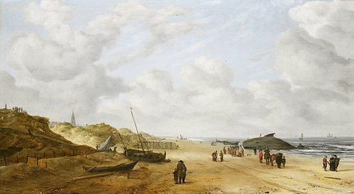 View of Scheveningen Sands, 1630, Hendrick van Anthonissen