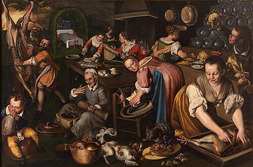 The Kitchen, 1590, Vincenzo Campi