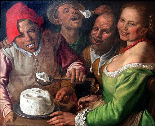 Les Mangeurs de ricotta, 1580, Vincenzo Campi