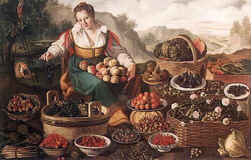 La Vendeuse de fruits, 1580, Vincenzo Campi