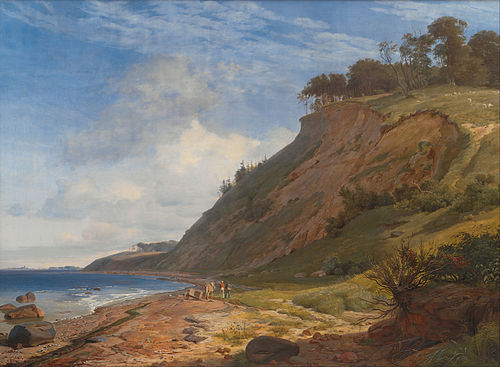 A Danish Coast. View from Kitnæs on Roskilde Fjord. Zealand, 1843, Johann Thomas Lundbye
