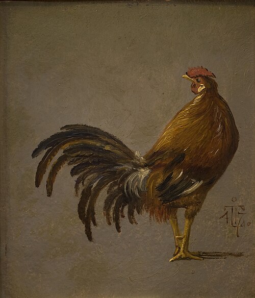 En hane, 1847, Johann Thomas Lundbye