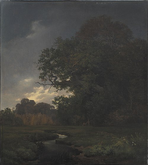 Landscape in Cloudy Weather. Late Afternoon, 1840, Johann Thomas Lundbye