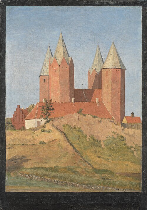 Kalundborg Church, 1837, Johann Thomas Lundbye