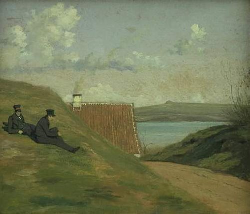 A Sunken Road near Frederiksværk, 1837, Johann Thomas Lundbye