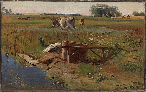 Landscape with Cows, 1844, Johann Thomas Lundbye