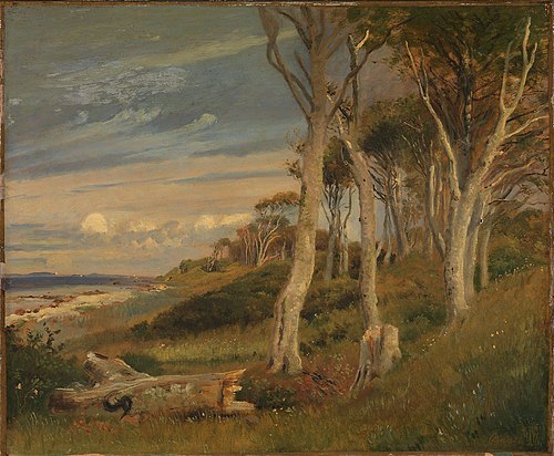 The Slopes of Asnæs Dyrehave, 1847, Johann Thomas Lundbye