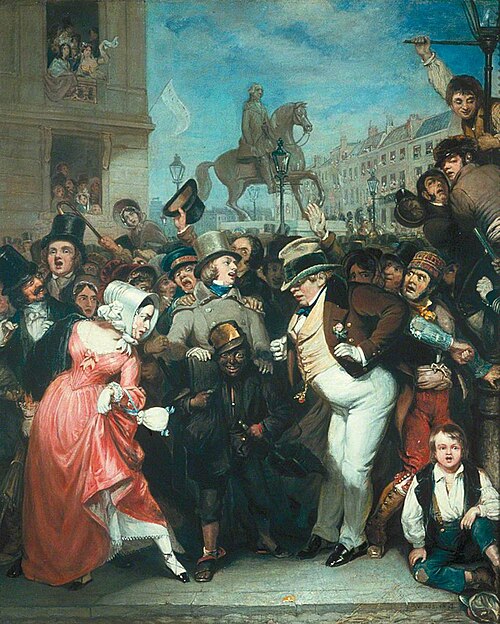 The Crowd, 1847, Robert William Buss