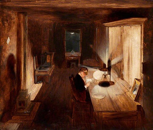 John Jackson (1801–1848), the Wood-Engraver at Work, , Robert William Buss