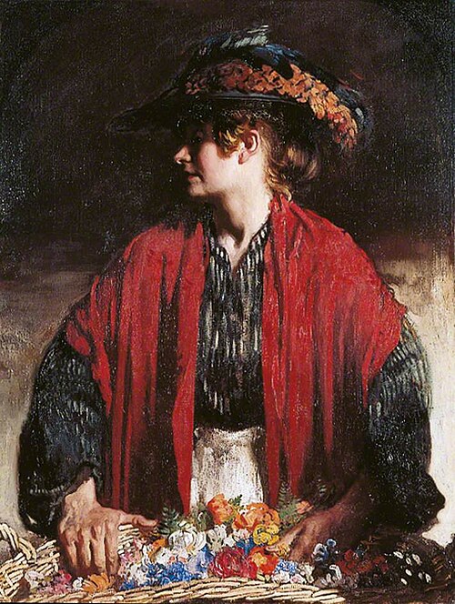 Lottie of Paradise Walk, 1905, William Orpen