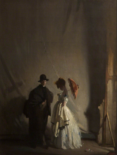 Behind the Scenes, 1910, William Orpen