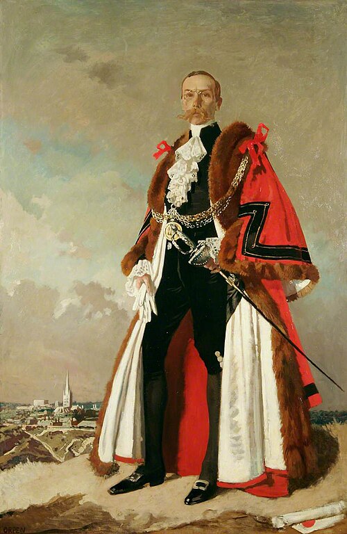 Ernest Egbert Blyth (1857–1934), Last Mayor & First Lord Mayor of Norwich (1910), 1911, William Orpen