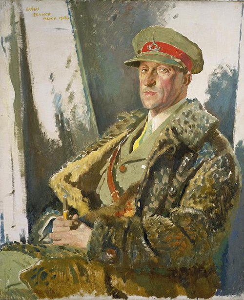 Prince Antoine d'Orleans et Braganza, MC, 1918, William Orpen