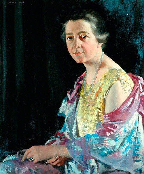 Mrs Thomas Howarth, 1926, William Orpen