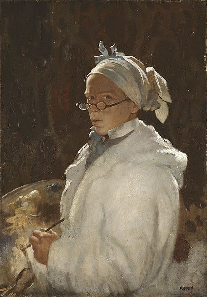 Self-portrait with glasses, 1907, William Orpen