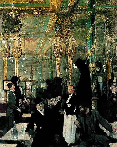 The Café Royal in London, 1912, William Orpen