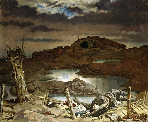 Zonnebeke, 1918, William Orpen