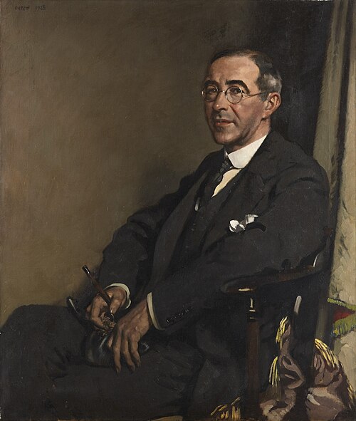 Sir Ernest John Pickstone Benn, 2nd Bt, 1928, William Orpen
