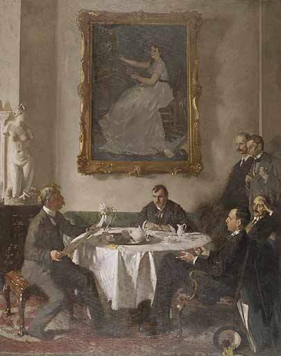 Homage to Manet, 1909, William Orpen