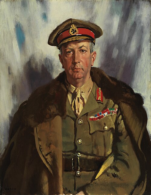 Lieutenant General Sir Arthur Currie, GCMG, KCB, 1919, William Orpen