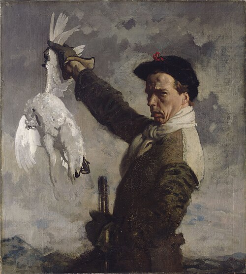 The Dead Ptarmigan (a Self-Portrait), 1909, William Orpen