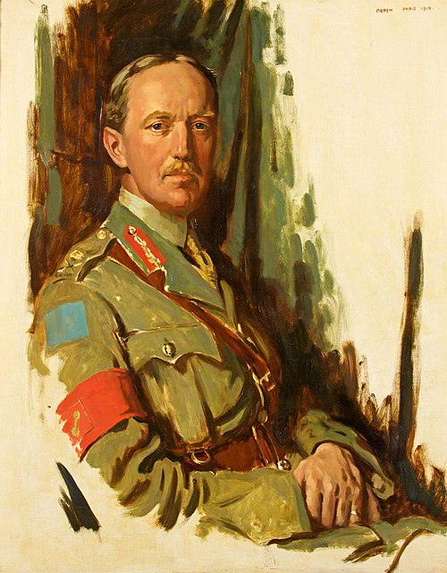 Major General L.J. Lipsett CB, CMG, 1918, William Orpen