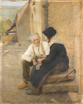 La Conversation, 1887, Jules-Alexis Muenier