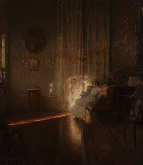 Listening to Mozart, 1900, Jules-Alexis Muenier