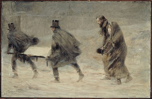 L'enterrement, 1892, Théobald Chartran