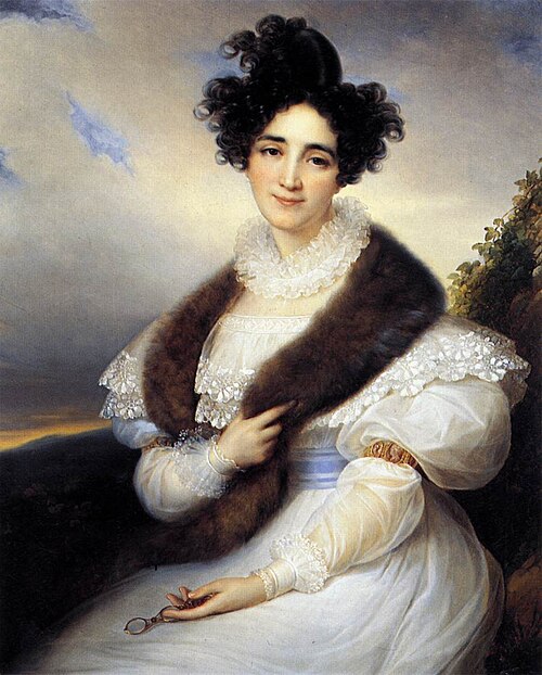Portrait de Marie-Joséphine Lafont-Porcher, 1835, François-Joseph Kinson