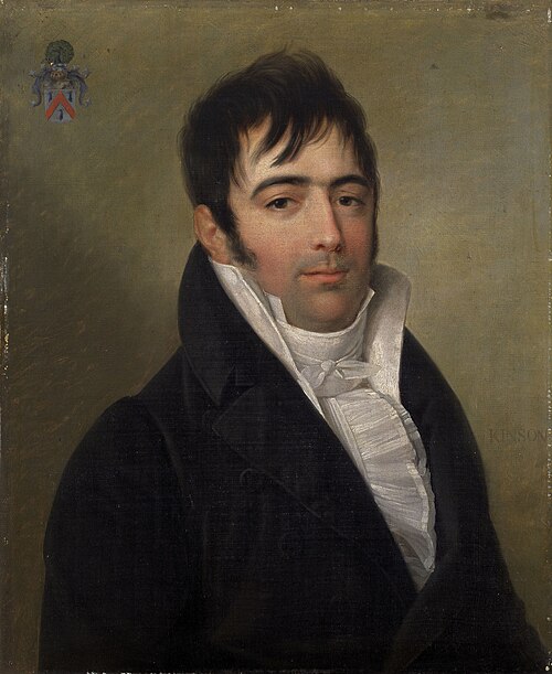 Portrait de Bernard Paul De Pauw, 1822, François-Joseph Kinson